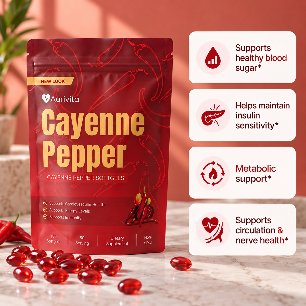 Aurivita Cayenne Pepper