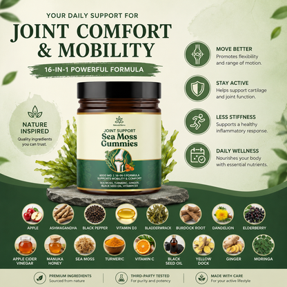 Sea Moss 16-In-1 Gummies - For Joint Relief & Mobility